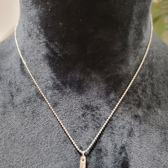 Womens Gold Tone Long Hanging Jesus Religious Cross Pendant Necklace - Picture 5 of 6